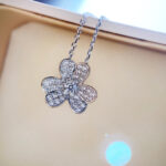 【Valeron Jewelry】CLOVER DIAMOND NECKLACE SILVER - Image 3