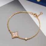 【Valeron Jewelry】STAR 1 DIAMOND PINK GOLD BRACELET