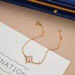 【Valeron Jewelry】STAR 1 DIAMOND PINK GOLD BRACELET - Image 4