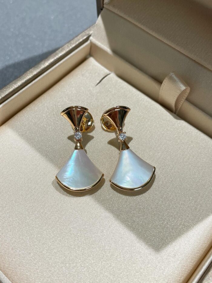 【Valeron Jewelry】DREAM MOP 1 DIAMOND EARRINGS - Image 7