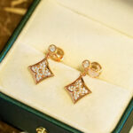 【Valeron Jewelry】STAR DIAMONDS EARRINGS GOLD - Image 3