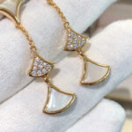 【Valeron Jewelry】DREAM EARRINGS 3 MOTIFS DIAMOND MOP PINK GOLD - Image 6