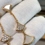 【Valeron Jewelry】DREAM EARRINGS 3 MOTIFS DIAMOND MOP PINK GOLD - Image 8