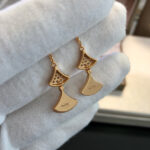 【Valeron Jewelry】DREAM EARRINGS 3 MOTIFS DIAMOND MOP PINK GOLD - Image 9