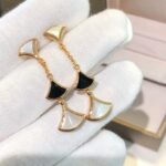 【Valeron Jewelry】DREAM EARRINGS 3 MOTIFS ONYX MOP PINK GOLD - Image 3