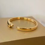 【Valerone Jewelry】PANTHERE GOLD OPEN BRACELET - Image 6