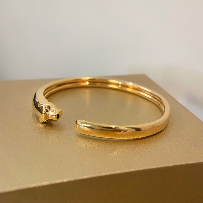 【Valerone Jewelry】PANTHERE GOLD OPEN BRACELET - Image 6