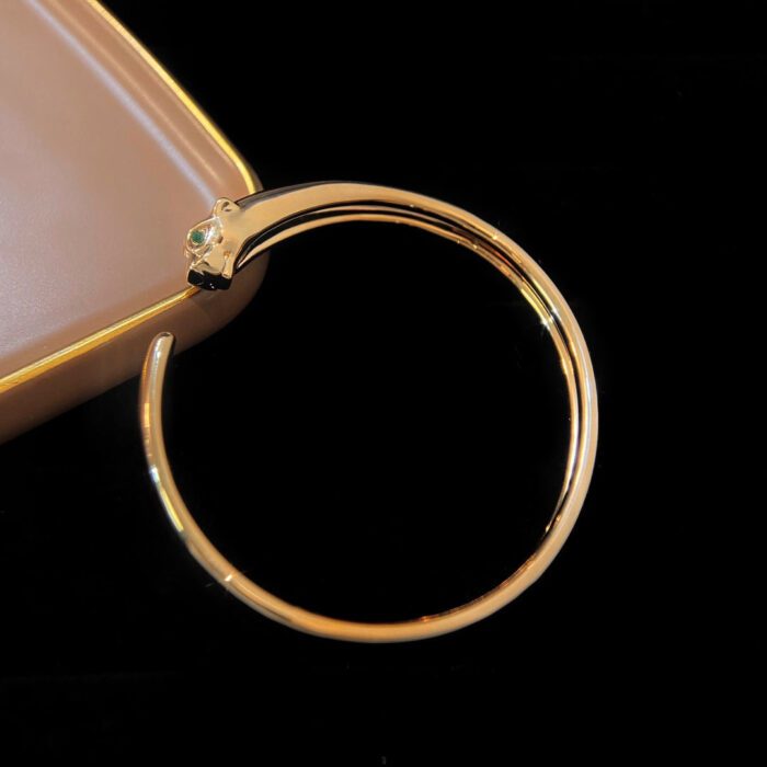 【Valerone Jewelry】PANTHERE GOLD OPEN BRACELET - Image 7