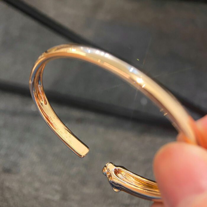 【Valerone Jewelry】PANTHERE GOLD OPEN BRACELET - Image 8