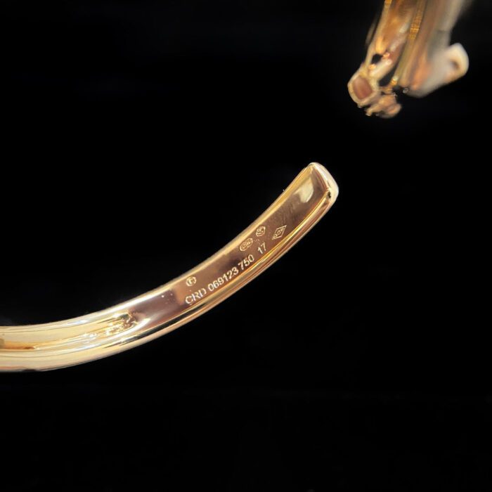 【Valerone Jewelry】PANTHERE GOLD OPEN BRACELET - Image 10