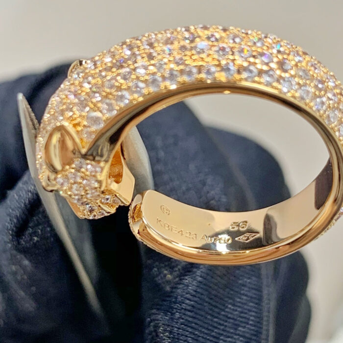 【Valeron Jewelry】PANTHERE PINK GOLD DIAMOND RING - Image 5