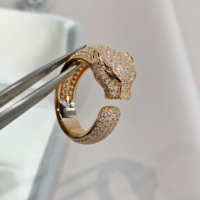 【Valeron Jewelry】PANTHERE PINK GOLD DIAMOND RING - Image 10