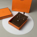 【Valleron Jewelry】CONSTANCE BLACK PEDANT PINK GOLD NECKLACE - Image 4