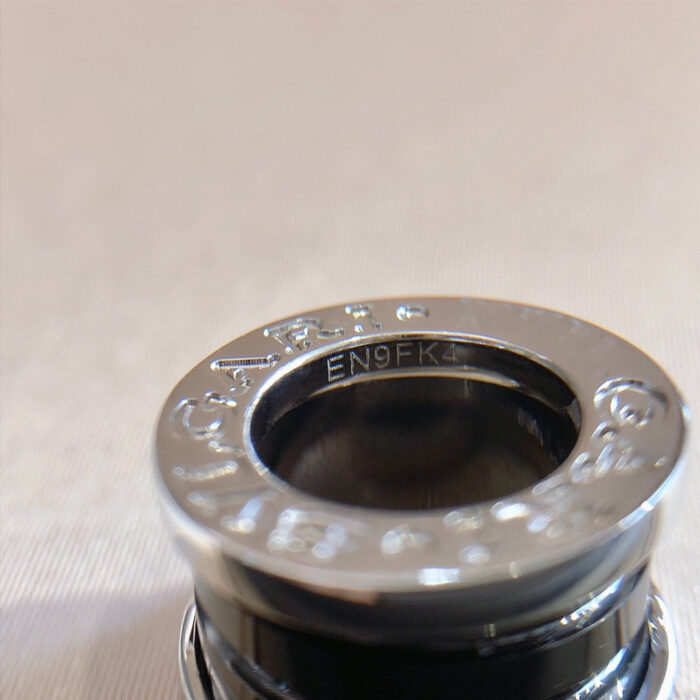 【Valerone Jewelry】ZERO 1 BLACK CERAMIC SILVER NECKLACE - Image 3