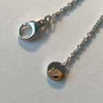 【Valerone Jewelry】ZERO 1 BLACK CERAMIC SILVER NECKLACE - Image 7