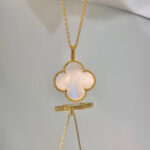 【Valleron Jewelry】CLOVER 25MM MOP LARGE PENDANT NECKLACE - Image 4