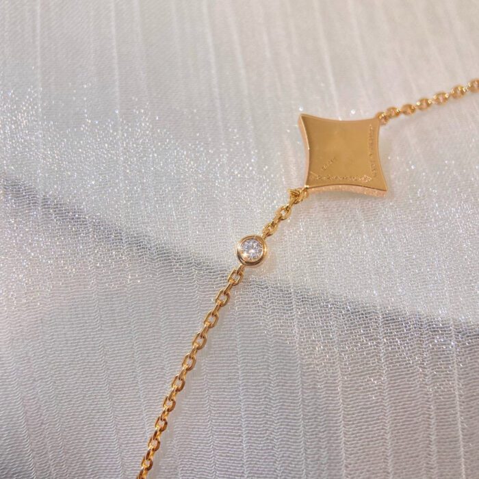 【Valerone Jewelry】COLOR STAR CARNELIAN PINK GOLD DIAMOND BRACELET - Image 5