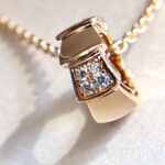 【Valleron Jewelry】SERPENTI PEDANT DIAMOND PINK GOLD NECKLACE - Image 4