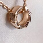 【Valleron Jewelry】SERPENTI PEDANT DIAMOND PINK GOLD NECKLACE - Image 7