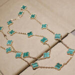 【Valeron Jewelry】CLOVER 20 MOTIFS MALACHITE GOLD - Image 5