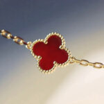 【Valeron Jewelry】CLOVER 20 MOTIFS CARNELIAN NECKLACE - Image 6