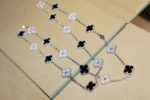 【Valleron Jewelry】CLOVER 20 MOTIFS ONYX DIAMOND SILVER - Image 2