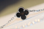 【Valleron Jewelry】CLOVER 20 MOTIFS ONYX DIAMOND SILVER - Image 5