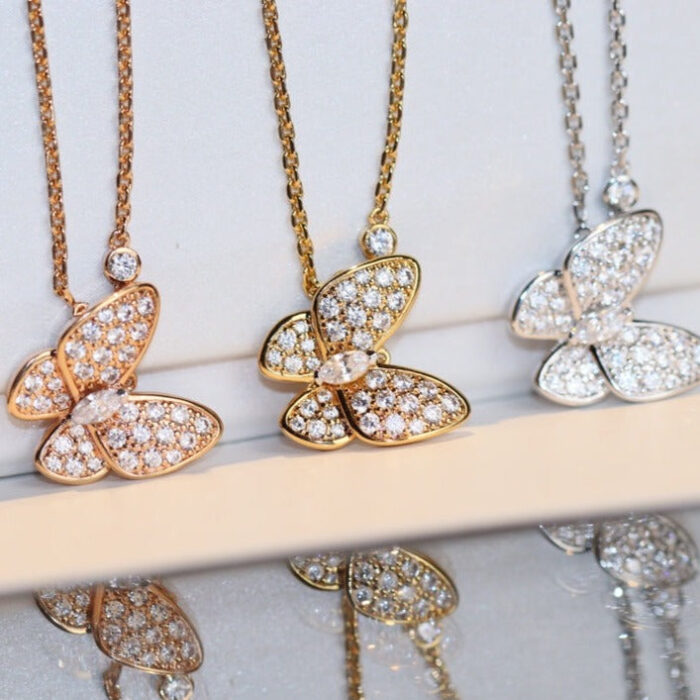 【Valleron Jewelry】BUTTERFLY DIAMOND NECKLACE - Image 1