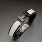 【Valeron Jewelry】H BRACELET 12MM BLACK WHITE CERAMIC - Image 2