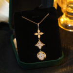 【Valleron Jewelry】STAR AND SUN DIAMOND PINK GOLD NECKLACE - Image 8