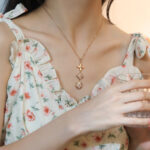 【Valleron Jewelry】STAR AND SUN DIAMOND PINK GOLD NECKLACE - Image 10