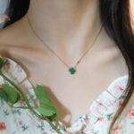 【Valerone Jewelry】SUN PEDANT PINK GOLD 1 DIAMOND NECKLACE - Image 7
