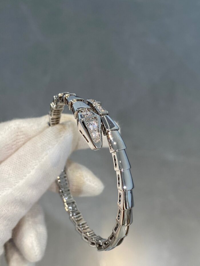【Valeron Jewelry】SERPENTI BRACELET DIAMONDS SILVER - Image 7