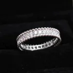 【Valeron Jewelry】PERLEE DIAMOND SILVER RING - Image 3