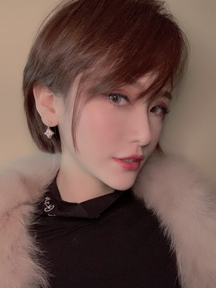 【Valeron Jewelry】DOUBLE STAR PINK GOLD MOP DROP EARRINGS - Image 4