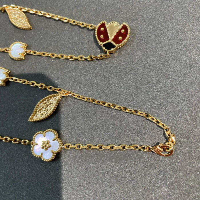 【Valeron Jewelry】LUCKY SPRING 15 MOTIFS GOLD NECKLACE - Image 7