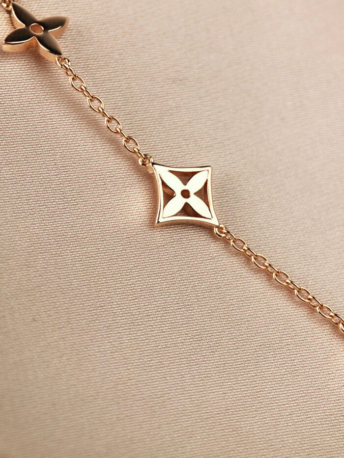 【Valeron Jewelry】STAR AND SUN 7 MOTIFS GOLD BRACELET - Image 5