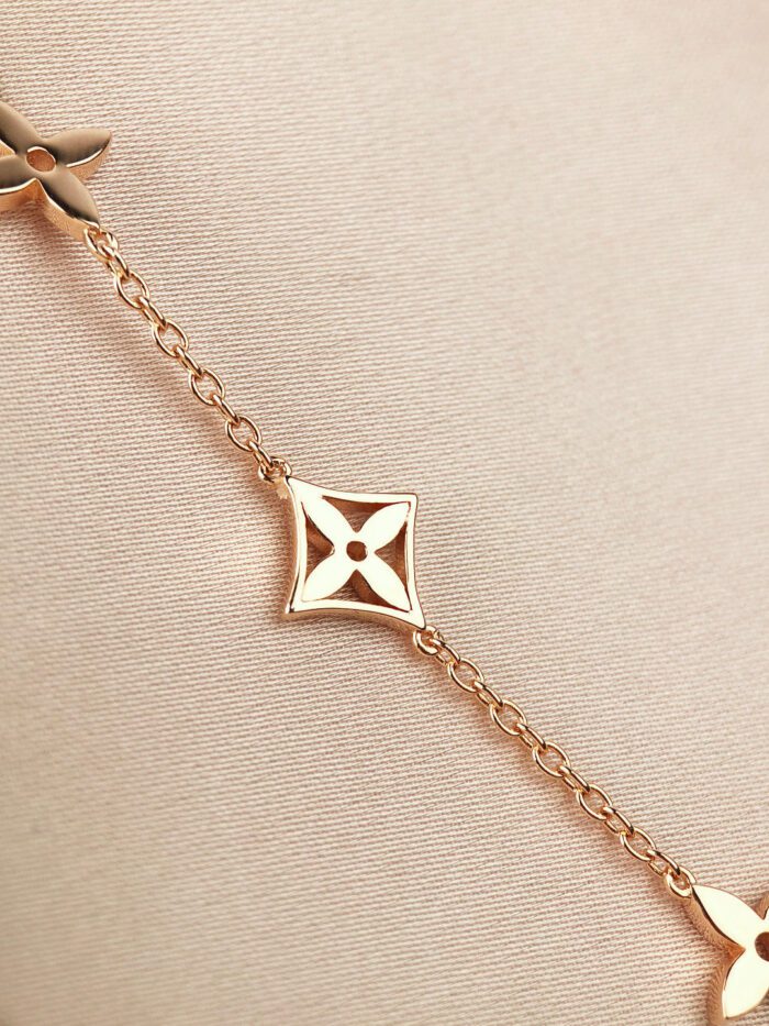 【Valeron Jewelry】STAR AND SUN 7 MOTIFS GOLD BRACELET - Image 7