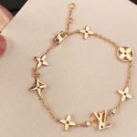 【Valeron Jewelry】STAR AND SUN 7 MOTIFS GOLD BRACELET