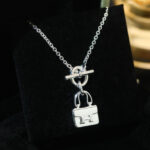 【Valleron Jewelry】POP H PEDANT SILVER NECKLACE