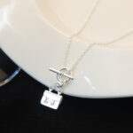 【Valleron Jewelry】POP H PEDANT SILVER NECKLACE - Image 4