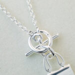 【Valleron Jewelry】POP H PEDANT SILVER NECKLACE - Image 9