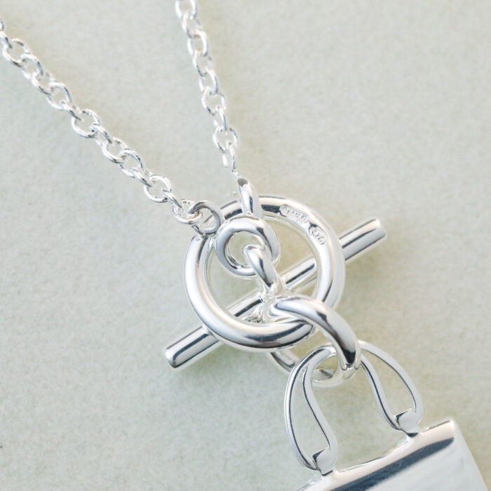 【Valleron Jewelry】POP H PEDANT SILVER NECKLACE - Image 9