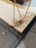 【Valerone Jewelry】STAR BLOSSOM NECKLACE PINK GOLD DIAMONDS - Image 4