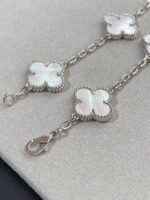 【Valleron Jewelry】CLOVER SILVER MOP 5 MOTIF BRACELET - Image 8