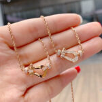 【Valleron Jewelry】FORCE 10 PINK GOLD DIAMOND NECKLACE - Image 2