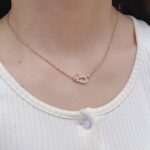 【Valleron Jewelry】FORCE 10 PINK GOLD DIAMOND NECKLACE - Image 3
