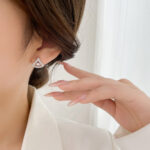 【Valeron Jewelry】DREAM MINI DIAMOND STUD EARRINGS - Image 2