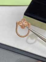 【Valeron Jewelry】CLOVER RIVERSIBLE ROSE GOLD RING - Image 8