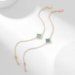 【Valleron Jewelry】CLOVER BRACELET MALACHITE 1 MOTIF